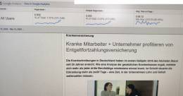 Google Analytics: Visitors on an article per month